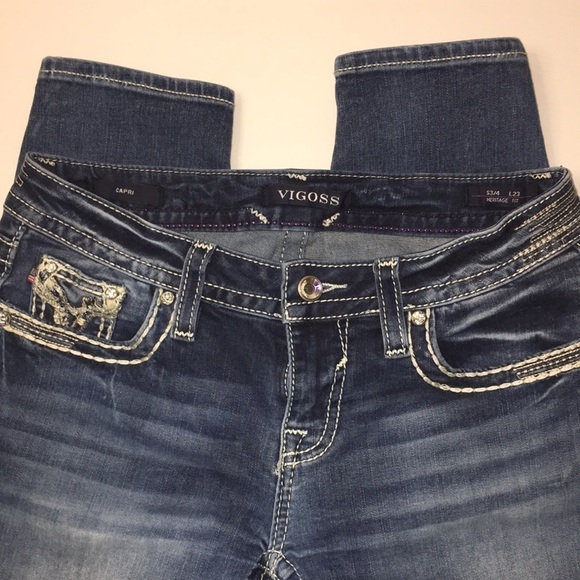 Vigoss Capri Jeans Heritage Fit S3/4 L 23 - Picture 1 of 14
